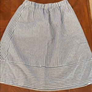 Jcrew striped skirt